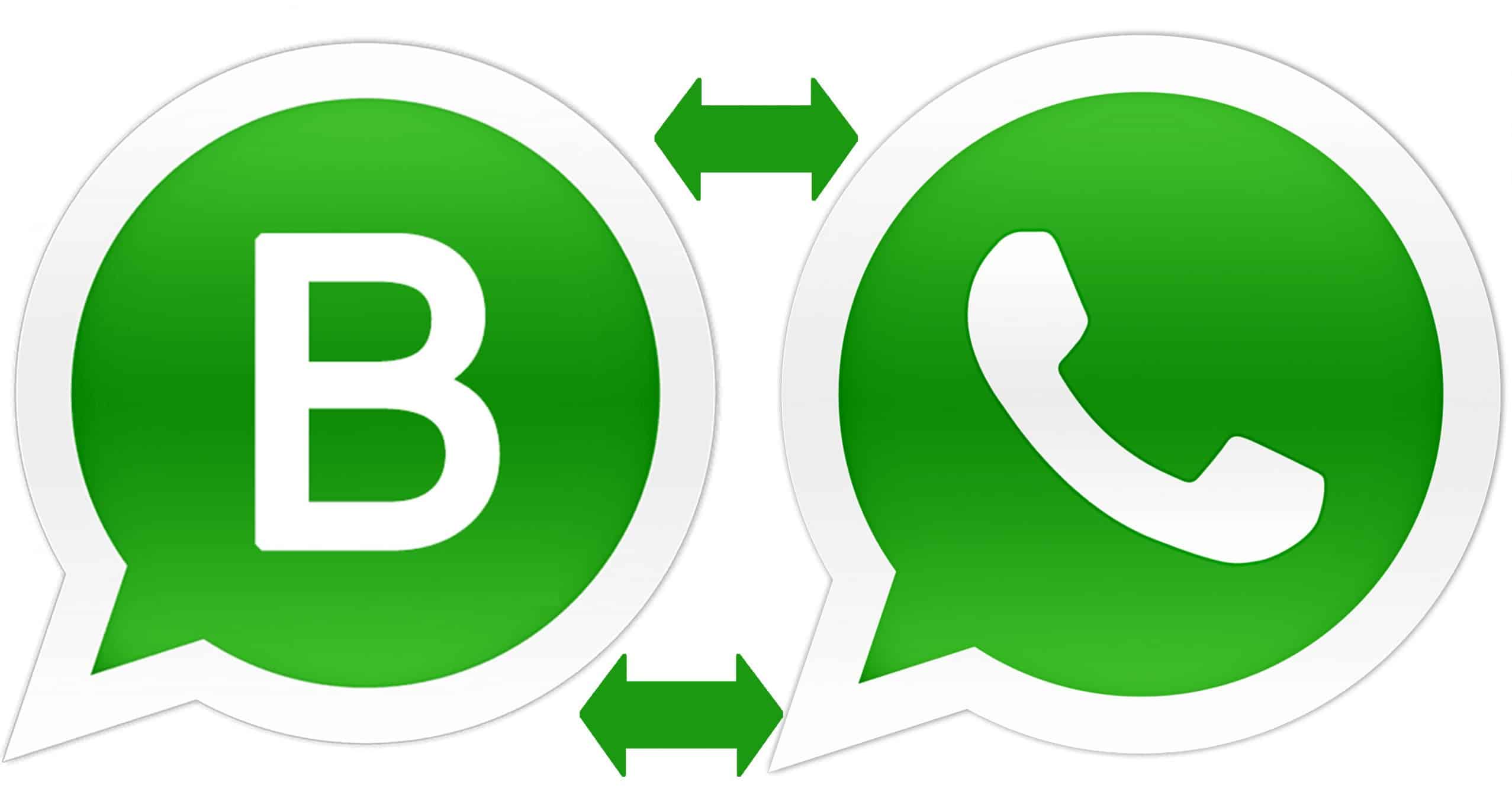 fusionner WhatsApp et WhatsApp Business