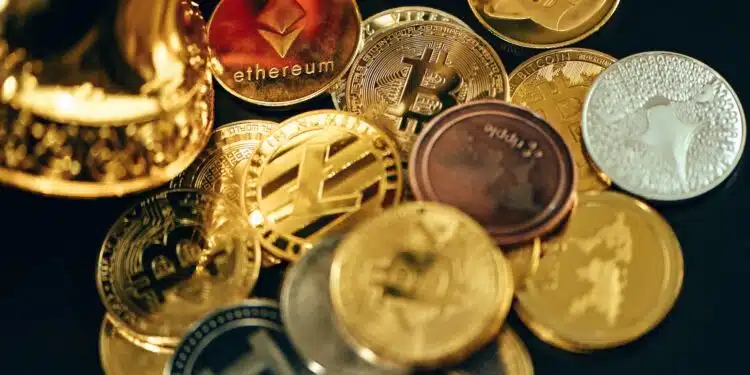 pièces de cryptomonnaies